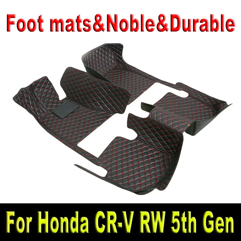 

LHD Carpets Car Floor Mats For Honda CR-V CRV RW 5th Gen 2022 2021 2020 2019 2018 2017 Auto Accessories Custom Covers Foot Rugs