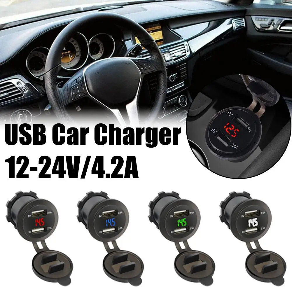    ÷, 12-24V, 4.2a  USB ڵ  ÷,     ܼƮ,  ÷ D0e4