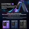 HAMTOD T8 4G Flip Phone 128MB ROM 48MB RAM 2.8 inch + 1.77 inch VoLTE BT SOS OTG 1500mAh Battery 0.3MP Camera Cellphone 2