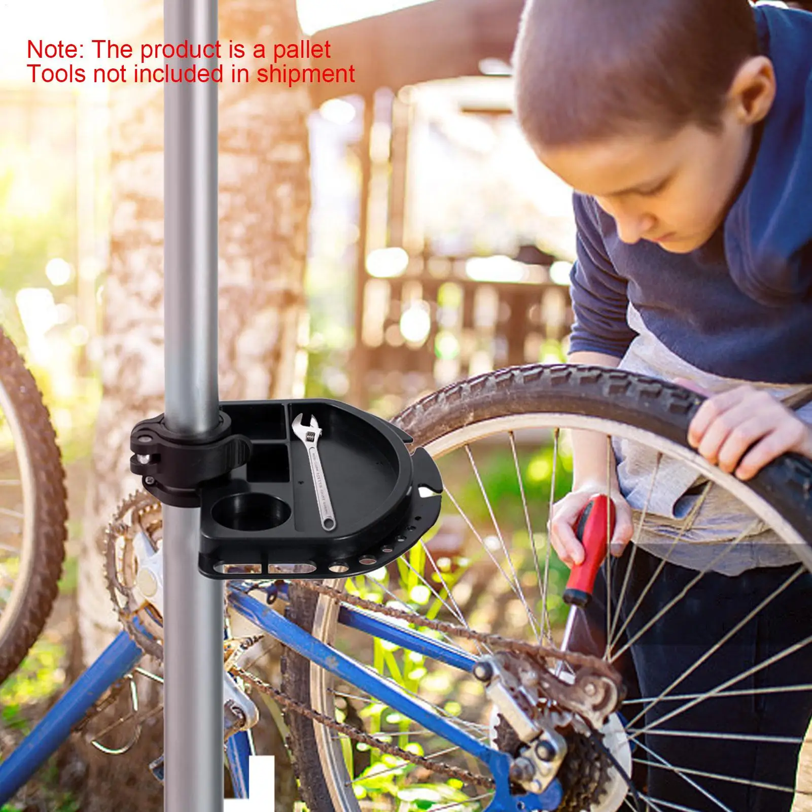 Bike Work Stands Tray Bike Socket Organizer Tray Multi Partition Work Tray Holder Plate For Workshop Tools And Parts Bike Work