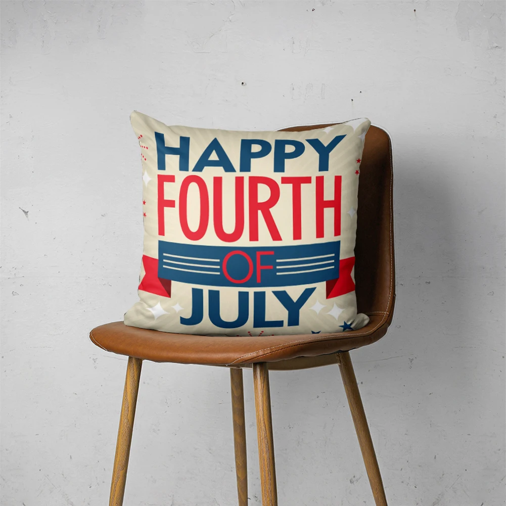 

4TH OF JULY PILLOW 154 Customizable Bedroom Bed Sofa Hotel Car Lumbar Pillow Fashion Decorative Cover