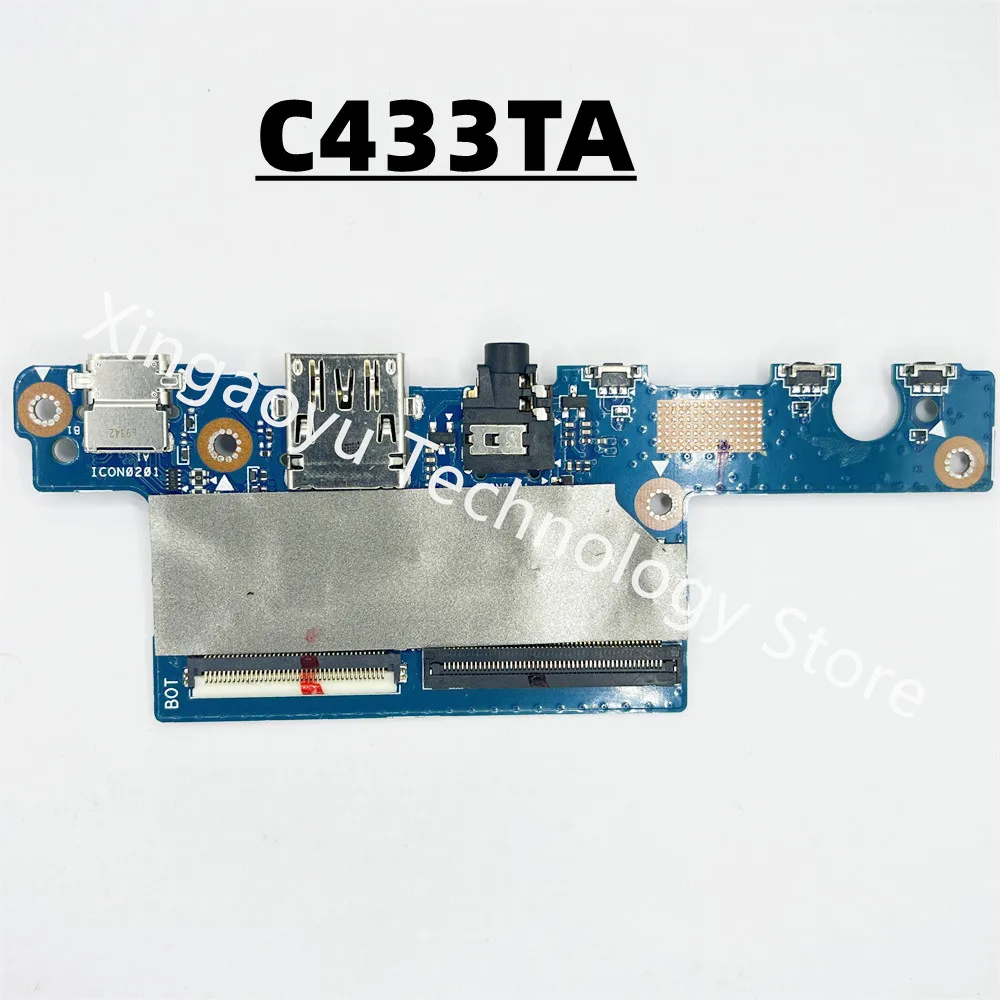 Original Audio Headconjunto para Asus Tipo-c io Poder de Carregamento na Placa do Botão Test Perfect C433ta C434ta
