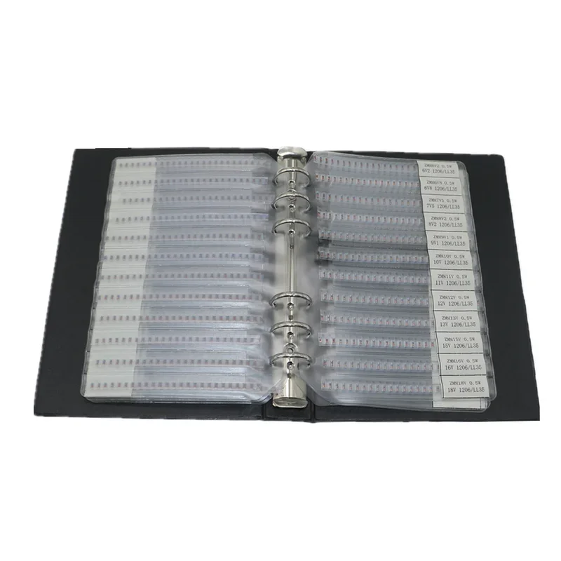 1500pcs 30value X50Pcs 2.0V 47V 1/2W LL34 SMD ZENER DIODE Assorted Kit 3 Boxes E - Foto 9