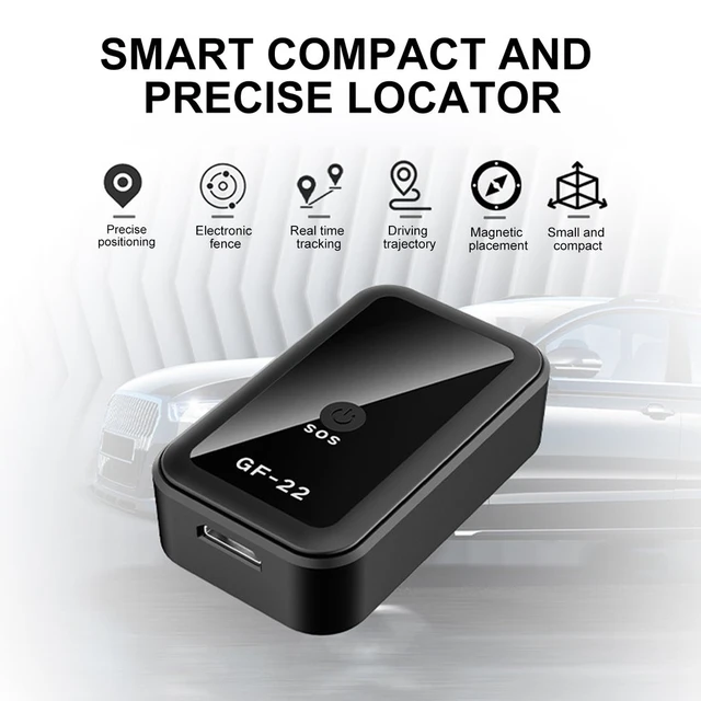 Traqueur GPS GF-22 Suivi multifonctionnel Anti-perte Alarme