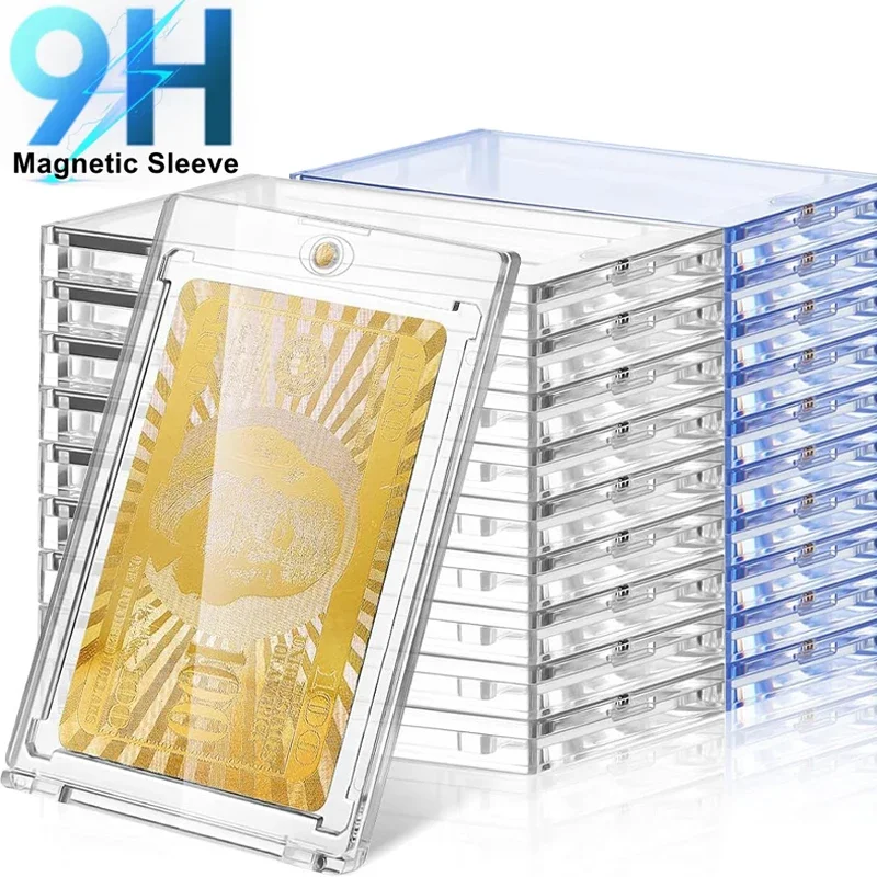 Universal Magnetic Card Holder Kpop Idol Photocards Protectors 35PT Hard Cards Sleeves Display Case 10/5/1PCS
