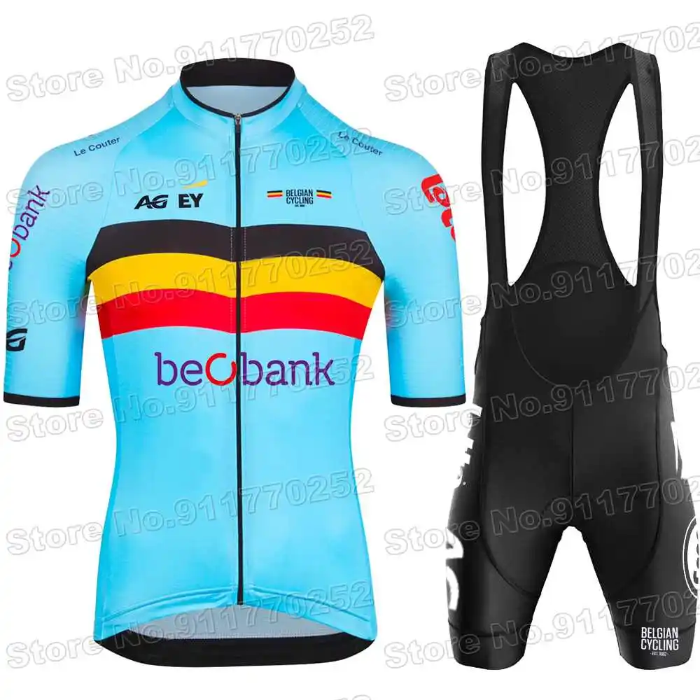 Cycling Jersey Set Cycling Suit Cycling Shirt Cycling Jersey BELGIAN NATIONAL TEAM Road Bike Clothing