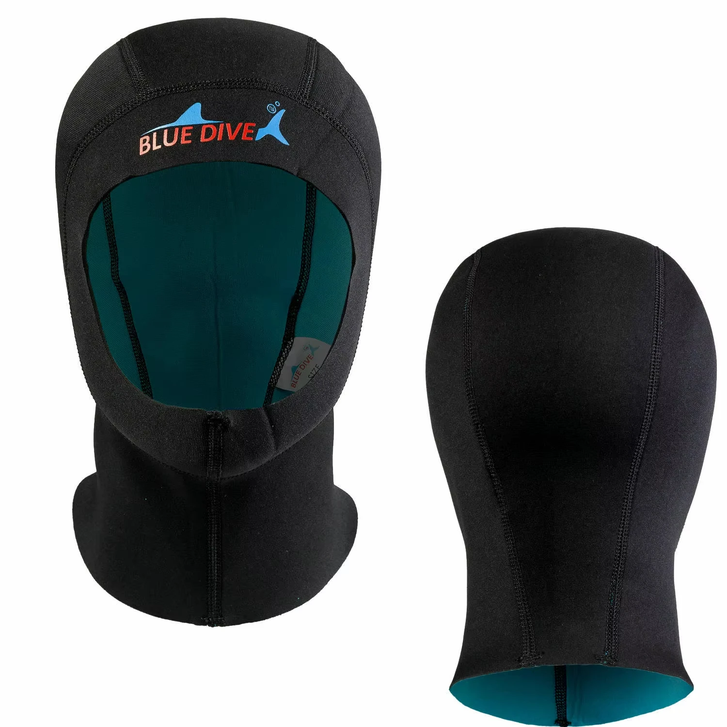 Diving 1mm Neoprene Scuba Diving Hood With Shoulder Snorkeling Equipment Hat Cap Winter Swim Warm Wetsuit Spearfishing 4