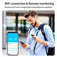 Tuya WiFi / ZigBee Temperature and Humidity Sensor Smart Home Indoor Thermometer Monitor for Alexa Google Smart Life - Image 3