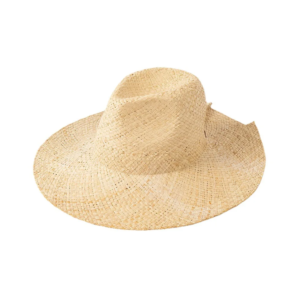 INS Raffia Jazz Straw Hats For Women Men Luxury Handmade Wide Hat Panama  Beach Vintage Summer Sun Hats Designer Gorras - AliExpress