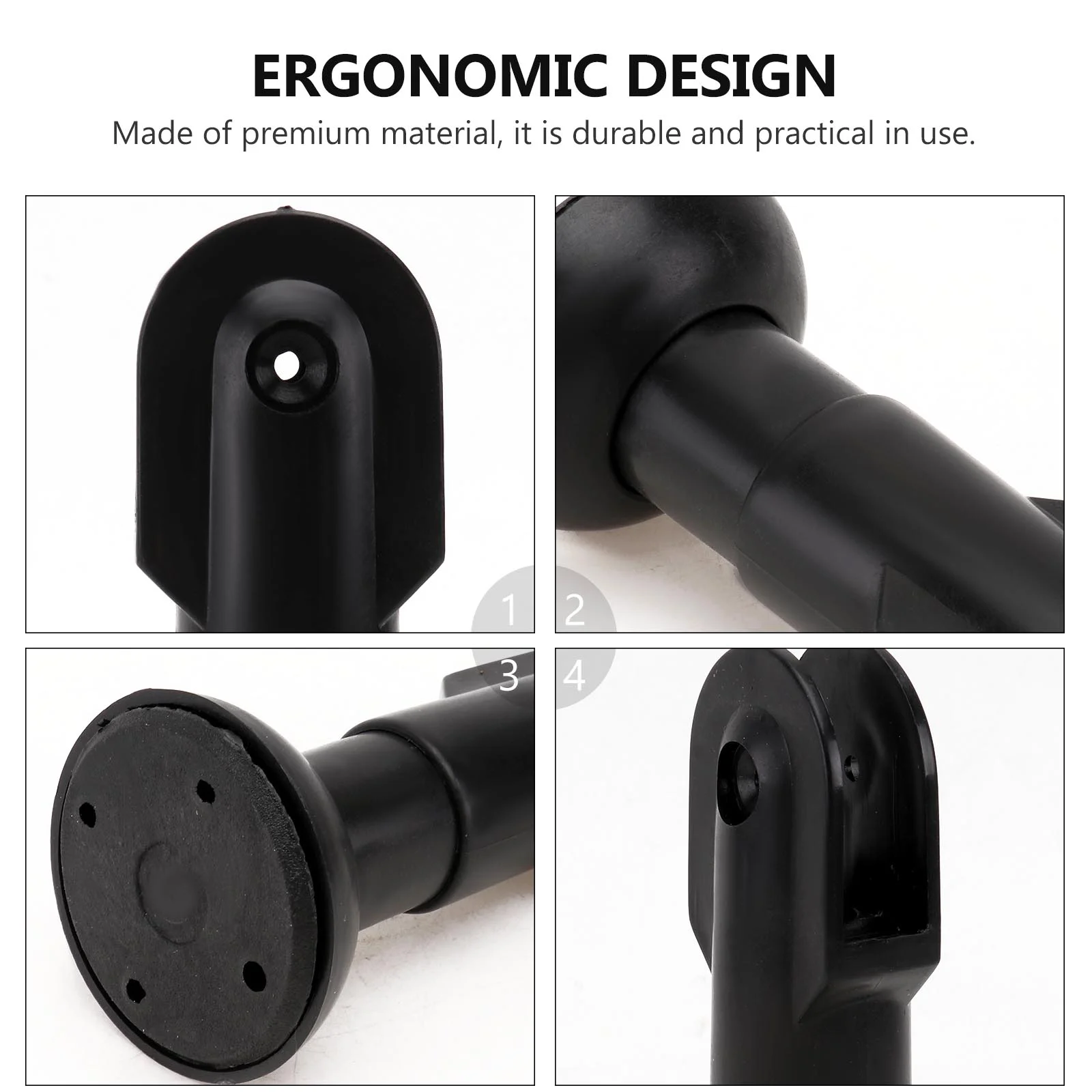 3 Pcs Bathroom Partition Feet Toilet Support Foot Accessory Fitting Supply Accessories Adjustable