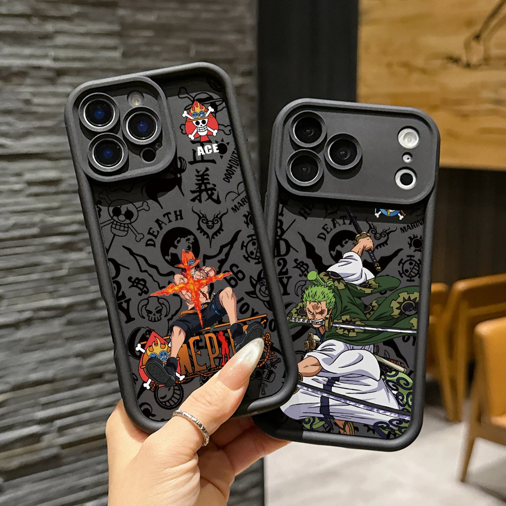 One Piece Aces Zoros Design Protective Phone Case