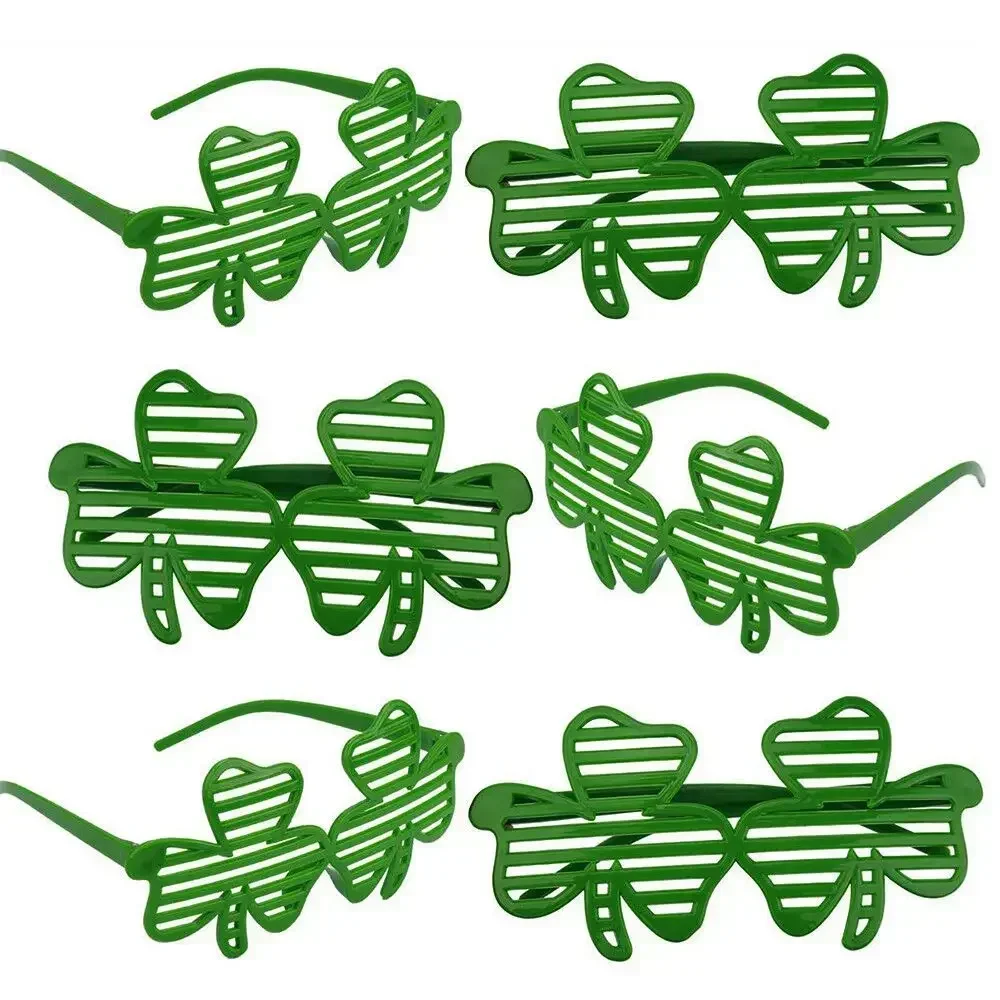 

St. Patrick's Day Party Decoration Glasses Green Clover Irish window-shades Glasses Photo Props Happy Irish Festival Party Gifts
