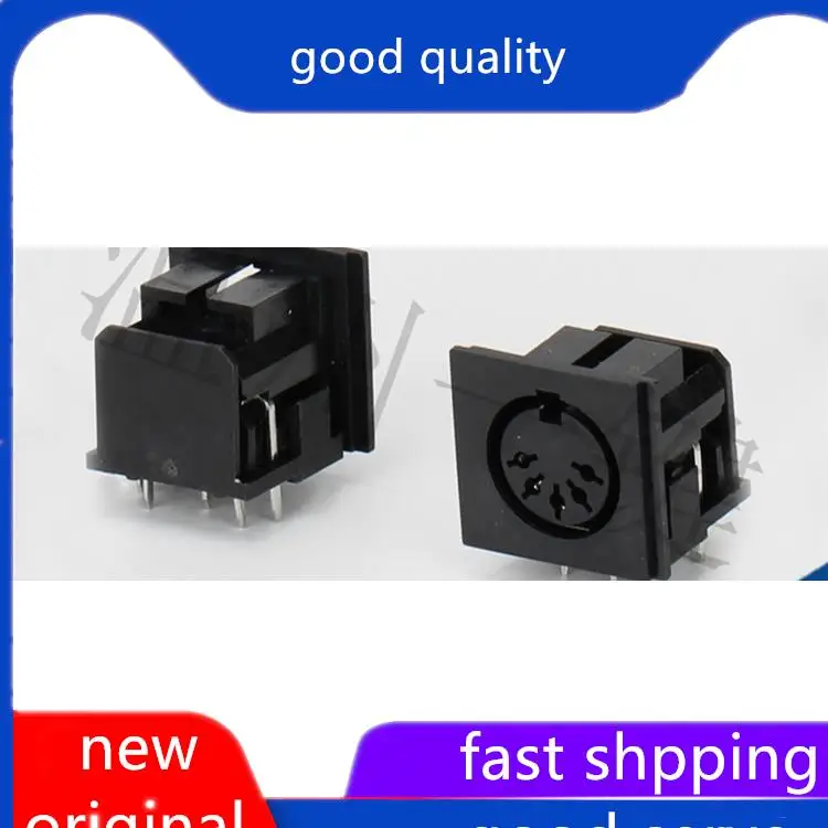 10 Pz Originale Nuovo Ds-5-04A Connettore Quadrato S-Terminal Grande 5-Core 7-Pin Presa 5Pin Pin Din Base Femmina