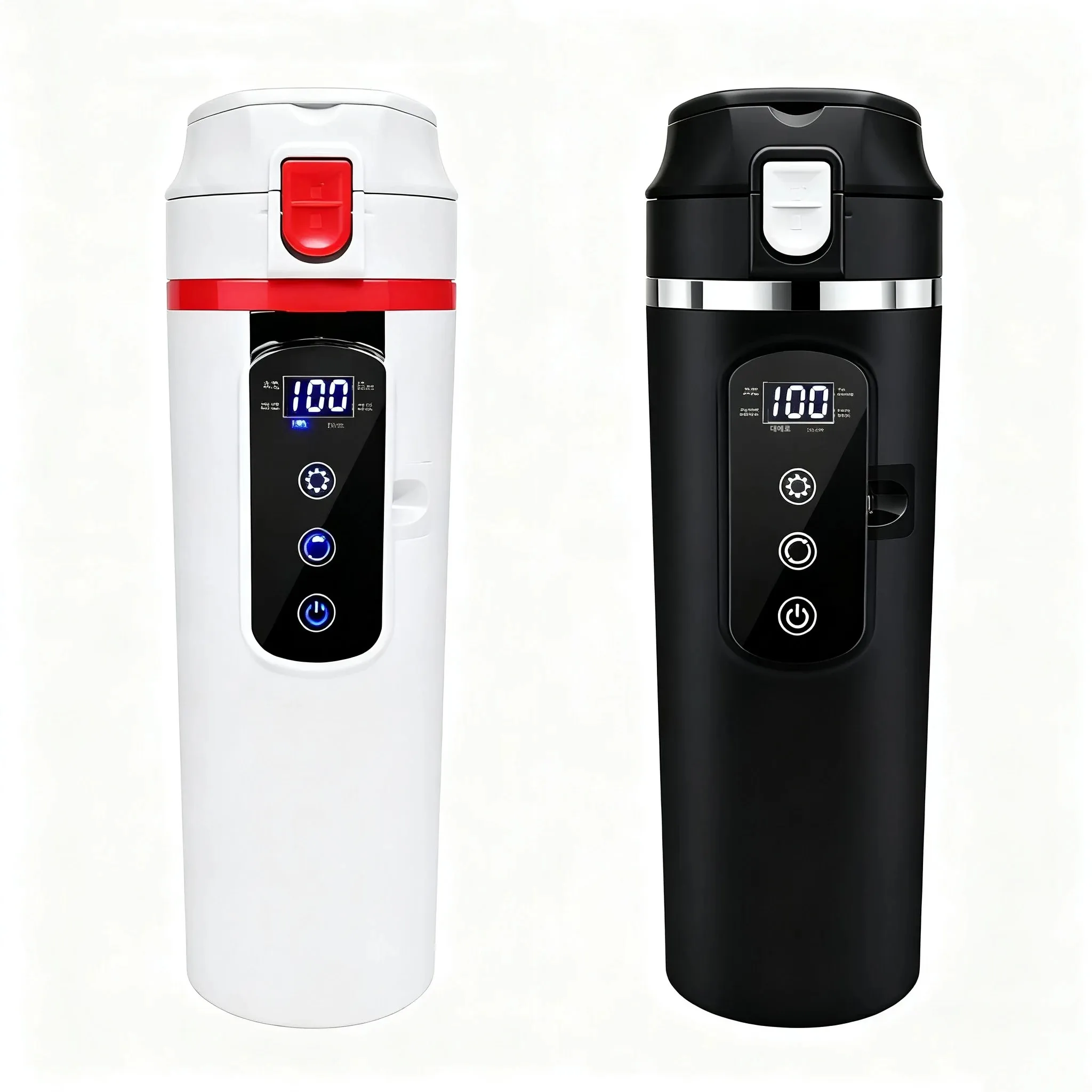 스마트 온도 조절 차량용 히팅 머그컵, 일정 온도 유지, 무제한 용량, 출장 필수품