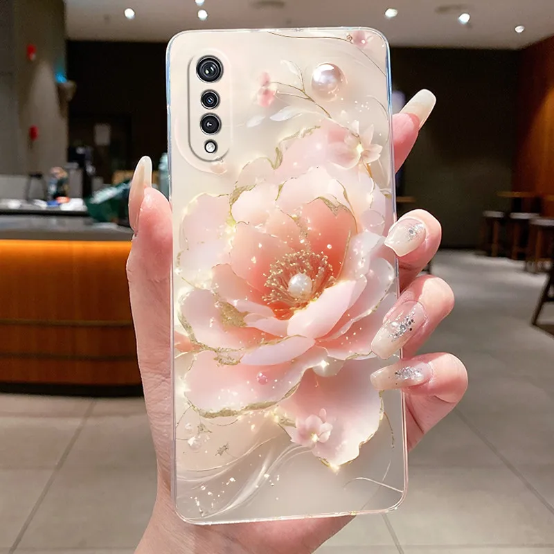Elegant Butterfly Bow Transparent Soft TPU Phone Case - Protective Thin Silicone Cover