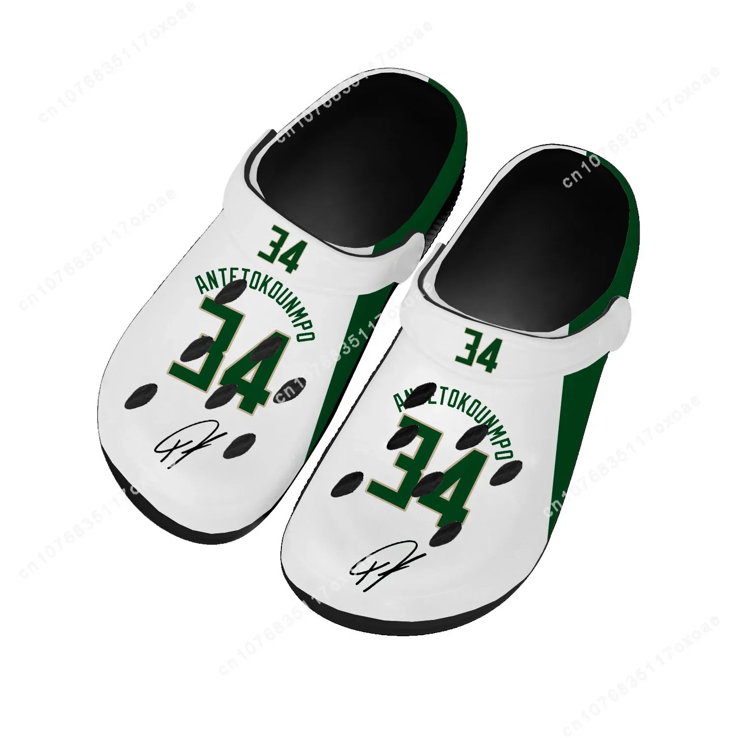 

Antetokounmpo basketball Home Clog Mens Women Youth Boy Girl Sandals Giannis NO 34 Shoes Custom Shoe Hole Slippers