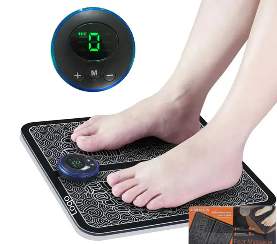 New Ems Foot Massager Mat Tens Fisioterapia Electric Foot Cushion Blood