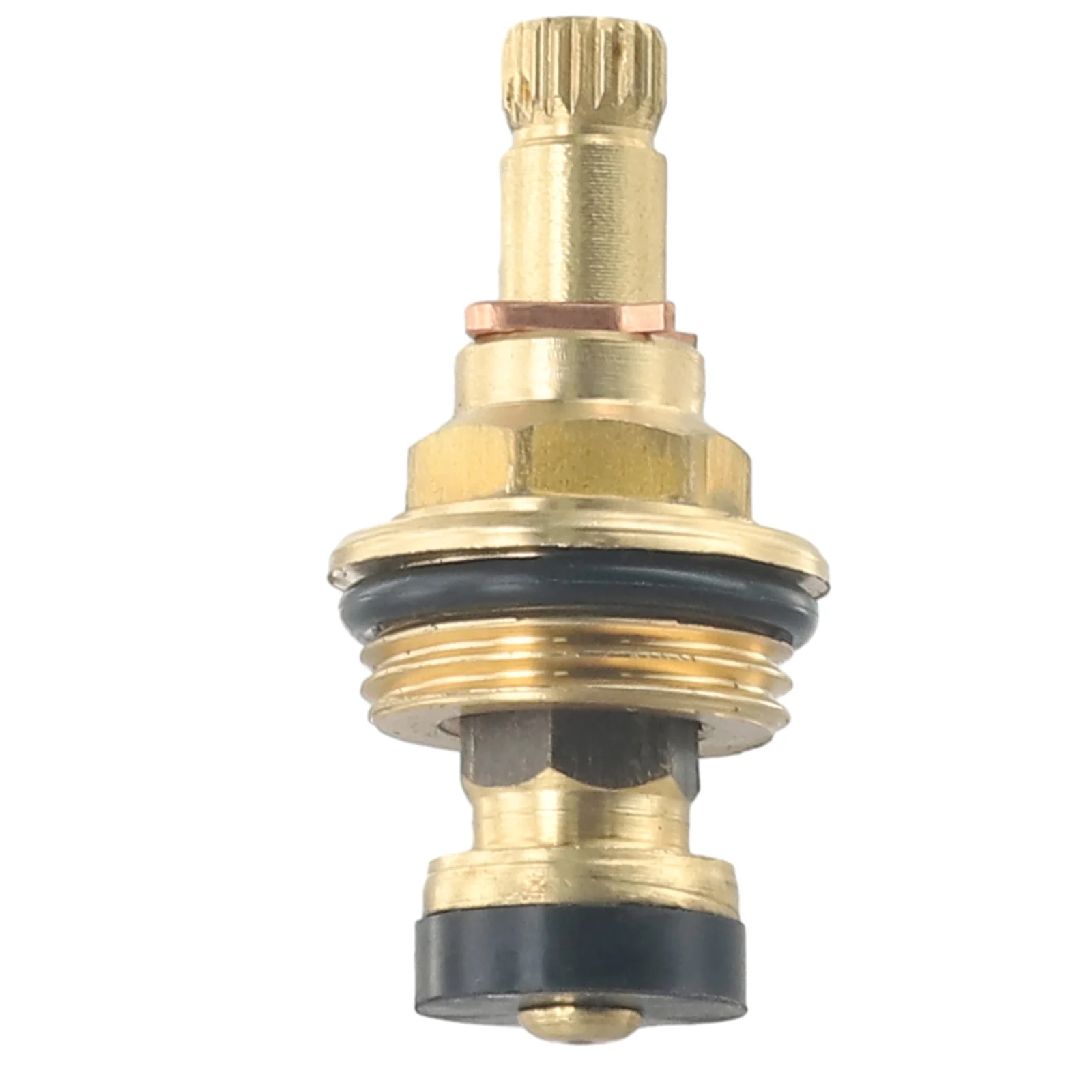 

Brass Faucet Tap Valve Spool Faucet Cartridge Hot And Cold Water Spool G1/2 Bsp 20 Tooth Cartridge Valves Bathroom Access