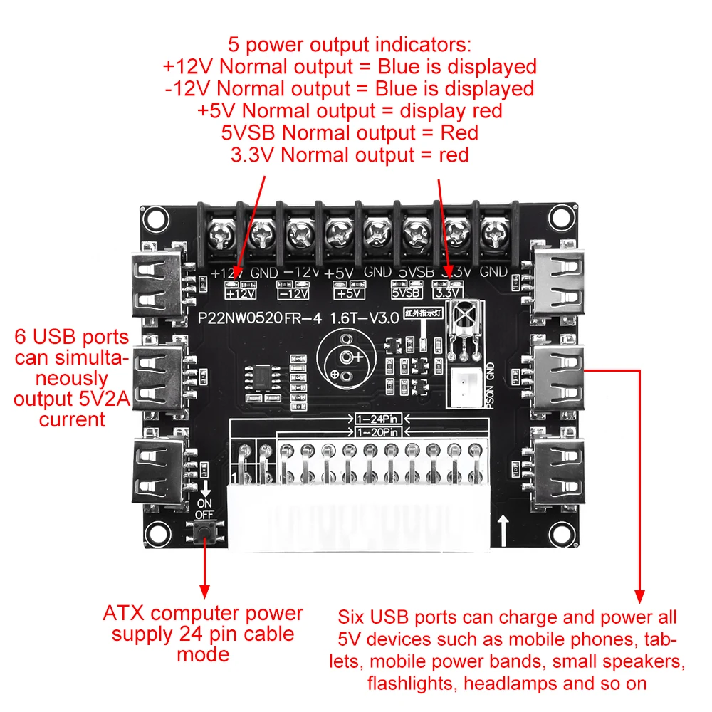 Fuente De Poder Pc Atx 600w Sata 2.2 20/24 Pines Rippa - Fuentes de Poder