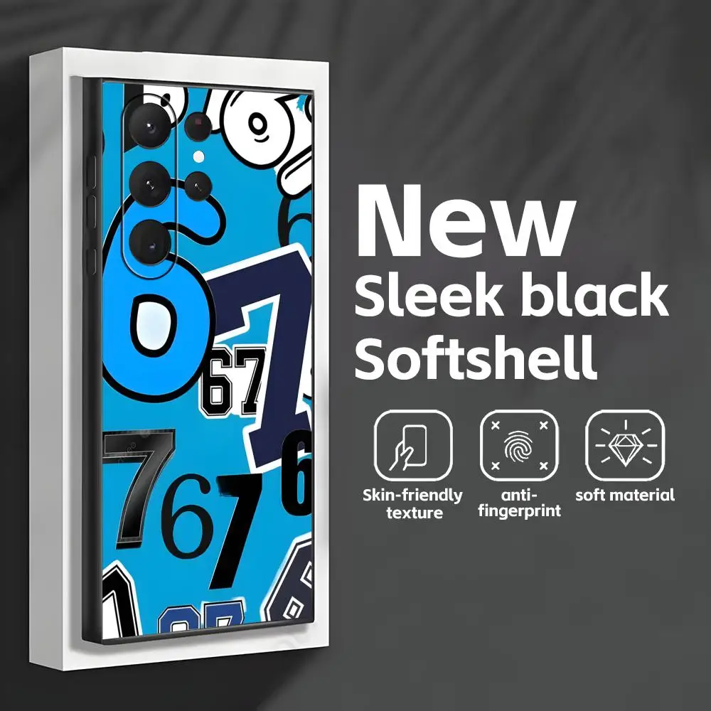 Sleek Black Soft Phone Case