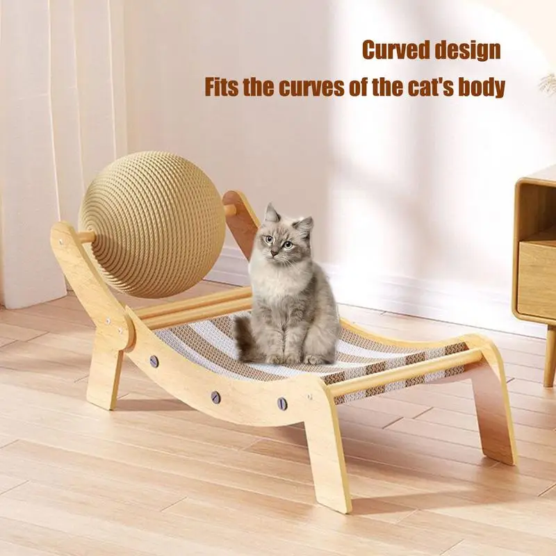 Tumbona Para Gatos,Silla Para Gatos Con Pelota Juguete Para Mascotas