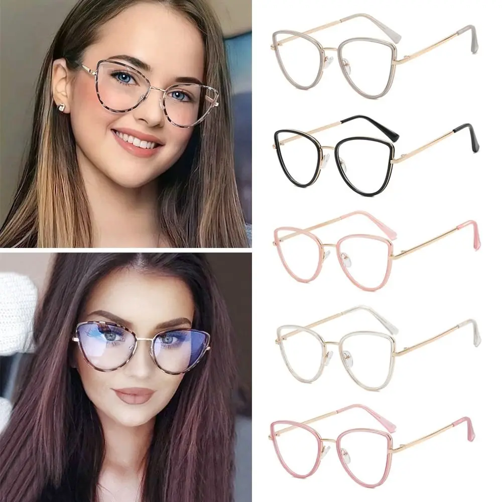 

Fashion Portable Eye Protection Office Oversized Eyeglasses Anti-Blue Light Glasses Ultra Light Frame Computer Goggles