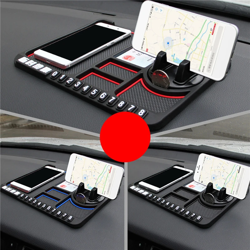 Car Non Slip Mat Car Dashboard Mat Non Slip Dash Mat Dash Adhesive Holder Dashboard Phone Holder Dash Phone Holder Multifunctional Car Anti-Slip Mat Non Slip Sticky Car Phone Holder Anti Slide Dash Phone Mount Silicone Dashboard Pad Mat