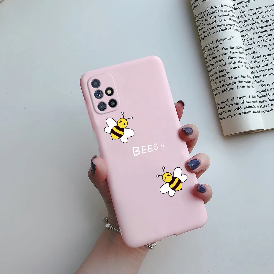 Cute Cat Cartoon Soft Touch Silicone Phone Case