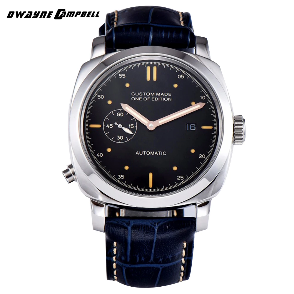 

Fashion Brand ST2555 44mm Men's watches Sapphire Automatic Mechanical Watch Business Watches Luminous Dial