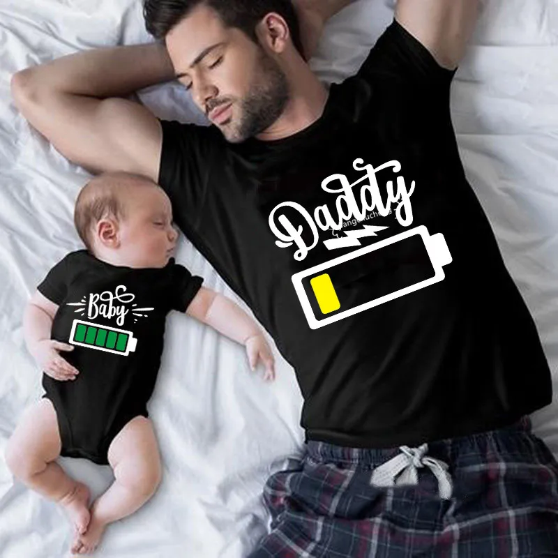 Matching Tshirts Casual T Shirt Kids T Shirt Matching Outfit Summer Family Matching T-Shirts