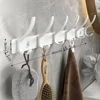 Dual Hanger Coat Hook - 3.6 Hangers, Ideal for Bathroom, Clothes, Hat Storage, Also Functions as Towel & Coat Rack 2