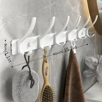 Dual Hanger Coat Hook - 3.6 Hangers, Ideal for Bathroom, Clothes, Hat Storage, Also Functions as Towel & Coat Rack 2
