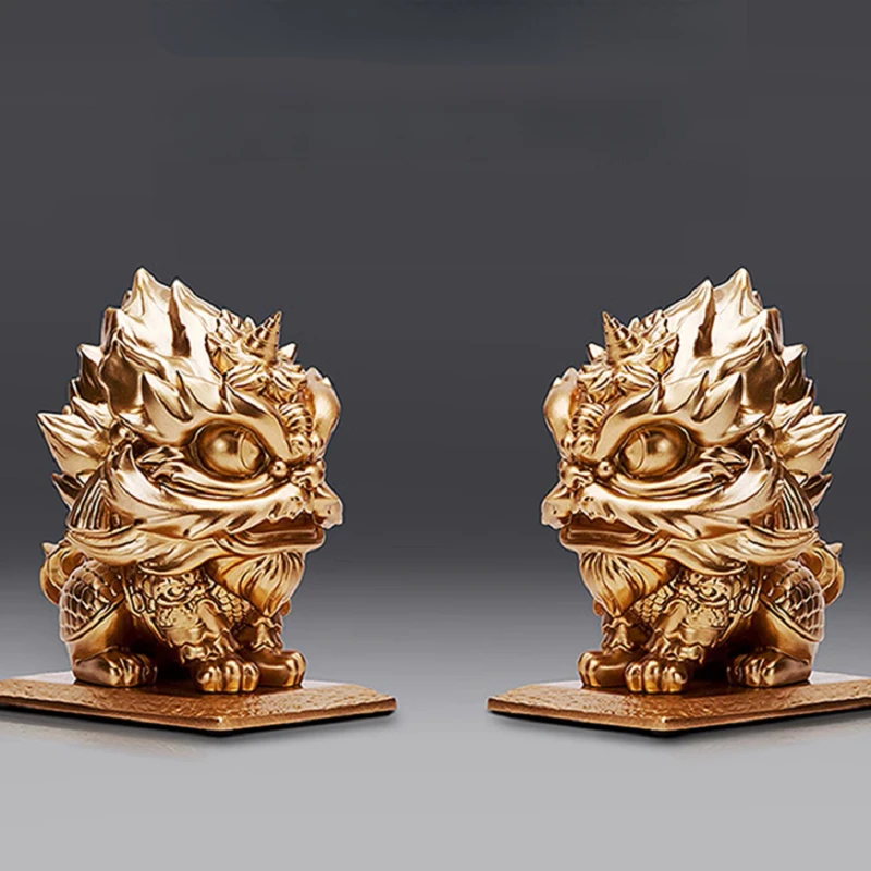 

National tide Wu will dance lion tabletop decoration Zen Chinese style opening housewarming gift porch decoration