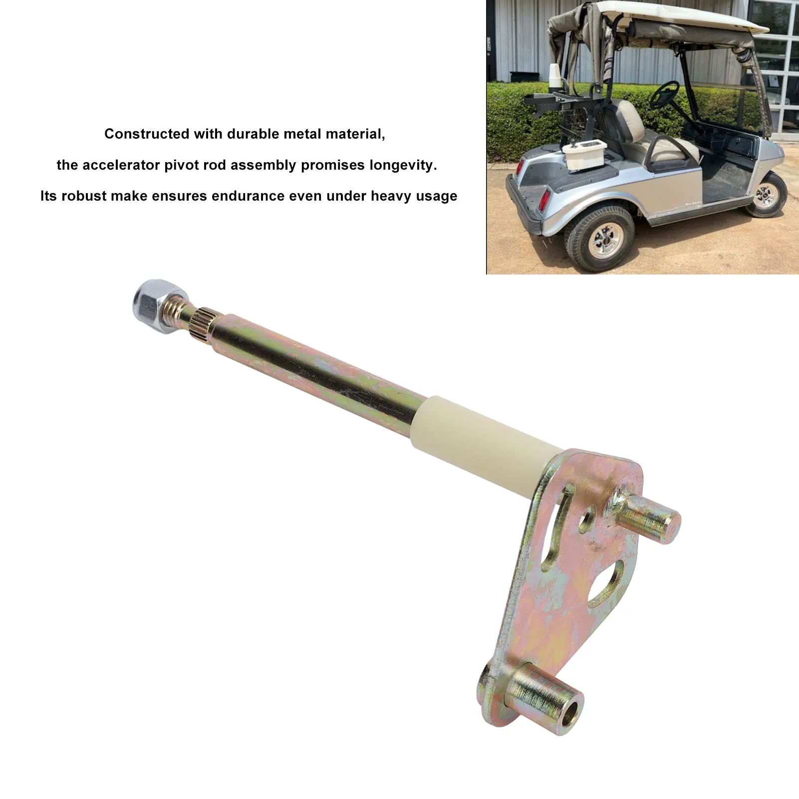 Accelerator Pivot Rod Assembly Metal 1012060‑01 Replacement for Car DS Gas Electric Carts 1996 UP 100‑01