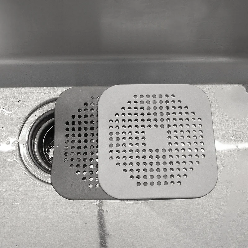 Kitchen Filter Sink Anti-blocking Strainer Silicone Bathtub Stopper Shower Sink Drains Cover Hair Catcher Bathroom Accessories
