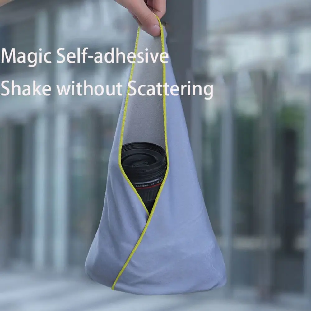 Self-adhesive Camera Storage Bag High Quality Anti Scratch Plush Magic Folding Cloth Wear Resistant Soft Camera Inner Bag 4