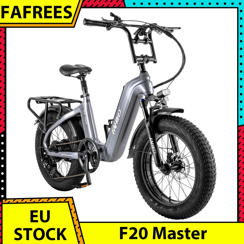 Fafrees F20 Master Bici Elettrica 20*4.0 Pollici Air Fat Tire E-Bike 500W Trazione Posteriore 25 Km/H Velocità Massima 48V 22.5Ah Batteria 140-160Km