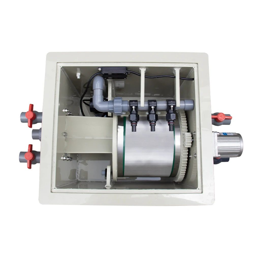 

aquaculture pond water treatment rotary drum filter for fish farm