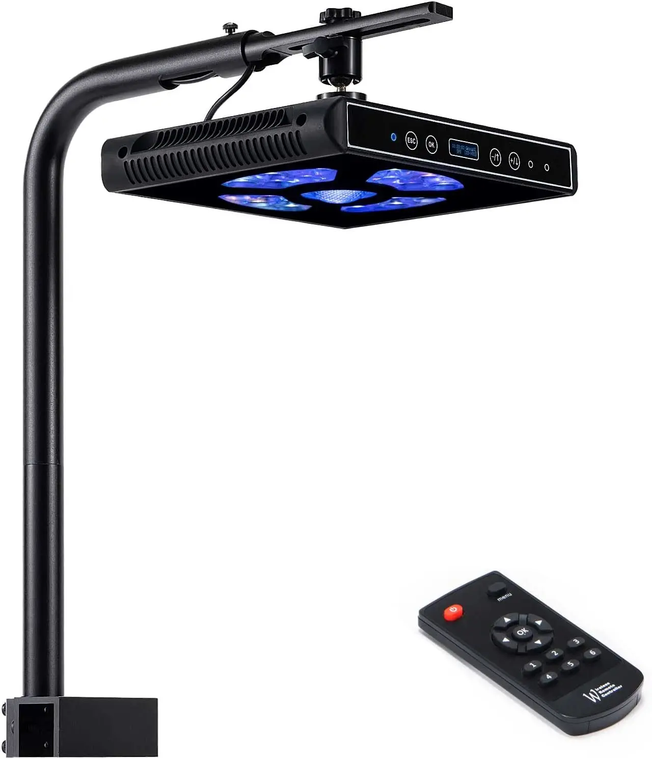 

CTlite 100W Aquarium LED Reef Light, Dimmable Full Spectrum Marine LED for Saltwater Coral Fish Tanks