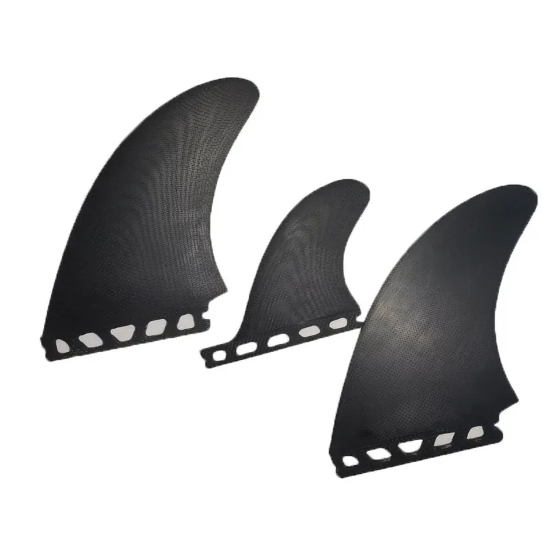 BiLong Futures AMT/ Side Twin + MR Stabilizer Fiberglass Performance Glass Tri Fin Set Surfboard Fins 3pcs Set Quilhas Surf Fin