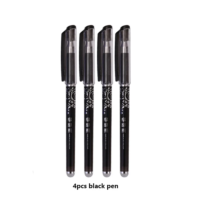 4Pcs black pen