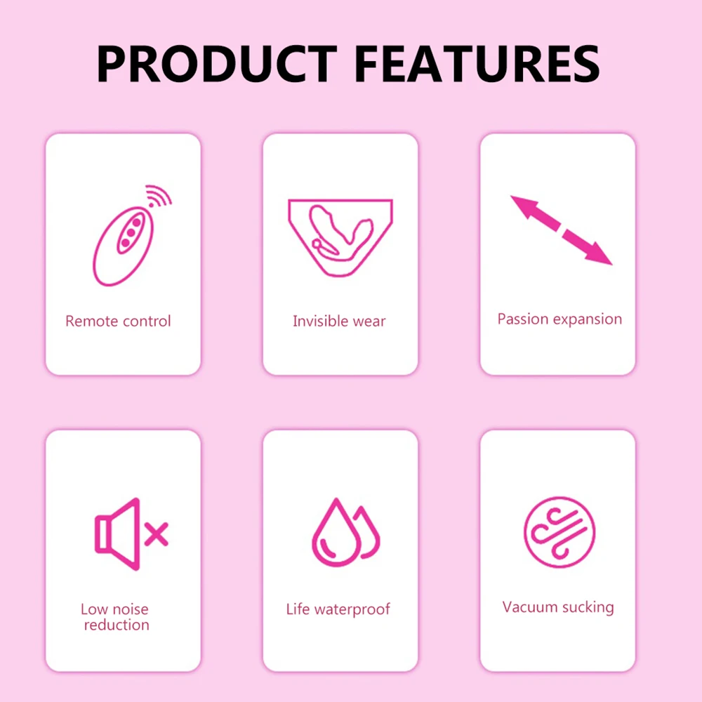 Silicone Sucking Vibrator Telescopic Oral Clitoris Stimulator_voghion.com