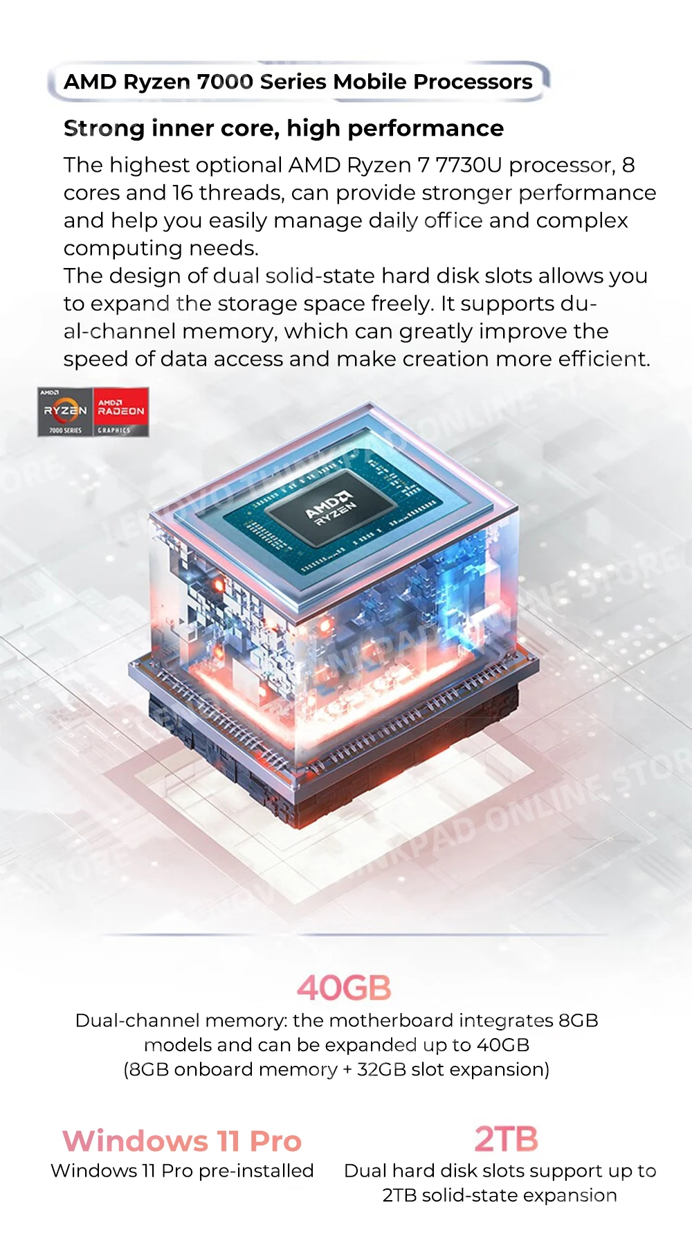 LENOVO ThinkBook 14: AMD Ryzen 5, 16GB RAM, 512GB SSD, 14