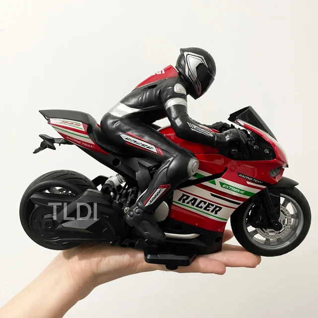 RC Motorcycles Electric 1:10 Scale High Speed Racing Ducati 4 Channels Remote Control Cars Distance 35 Meters Off-Road Model Toy 5