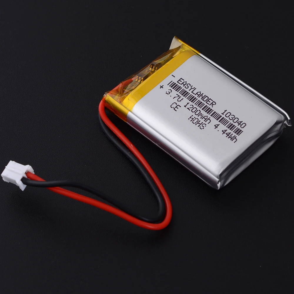 10 Pz/lotto Fili In Silicone JST2.0 2Pin 3.7V 703040 Lipo Polimero