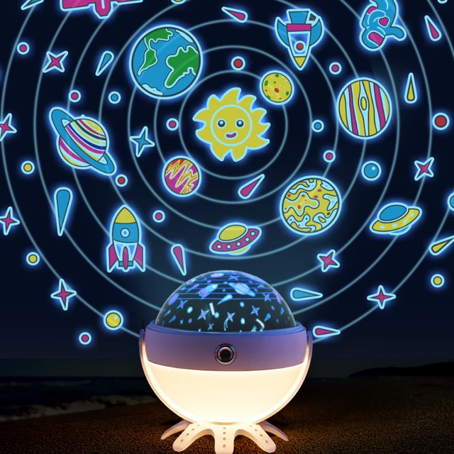 Música de proyector de luz nocturna para bebés  Proyector de noche para  bebés-Proyector de cielo estrellado-Aliexpress