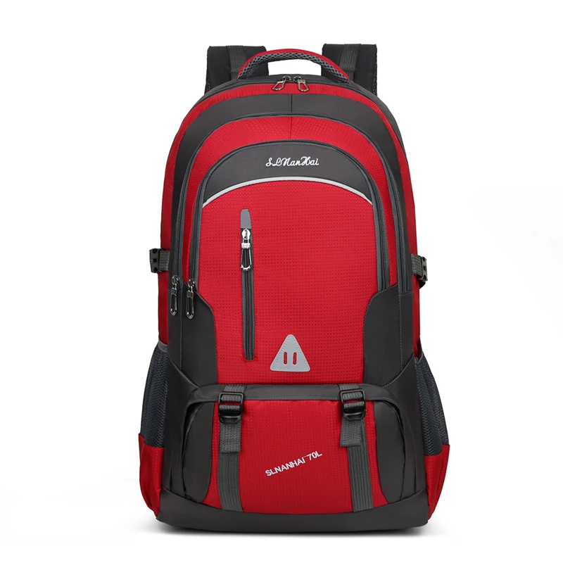 

Quality Men's Backpack New Large Capacity Waterproof Outdoor Camping Rucksack Black Couple Hiking Travel Pack Male Sport Backbag