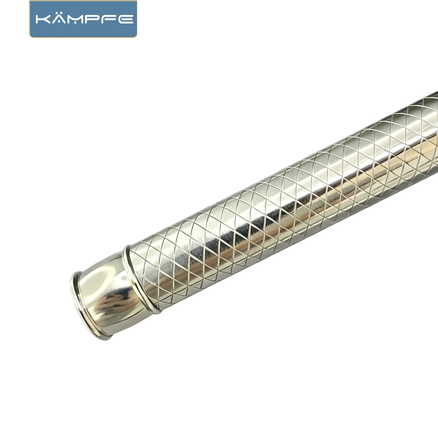 KAMPFE CNC 안전 면도기 손잡이 광택 스테인리스 스틸 수동 면도기 그립 대부분의 양날 면도기 헤드에 호환 남성 면도 선물