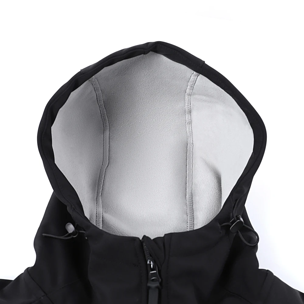 ARSUXEO Men Cycling Jacket Reflective Hoodies Top Hiking Fishing Gym Running Biking MTB Breathable Heated Jackets 22D