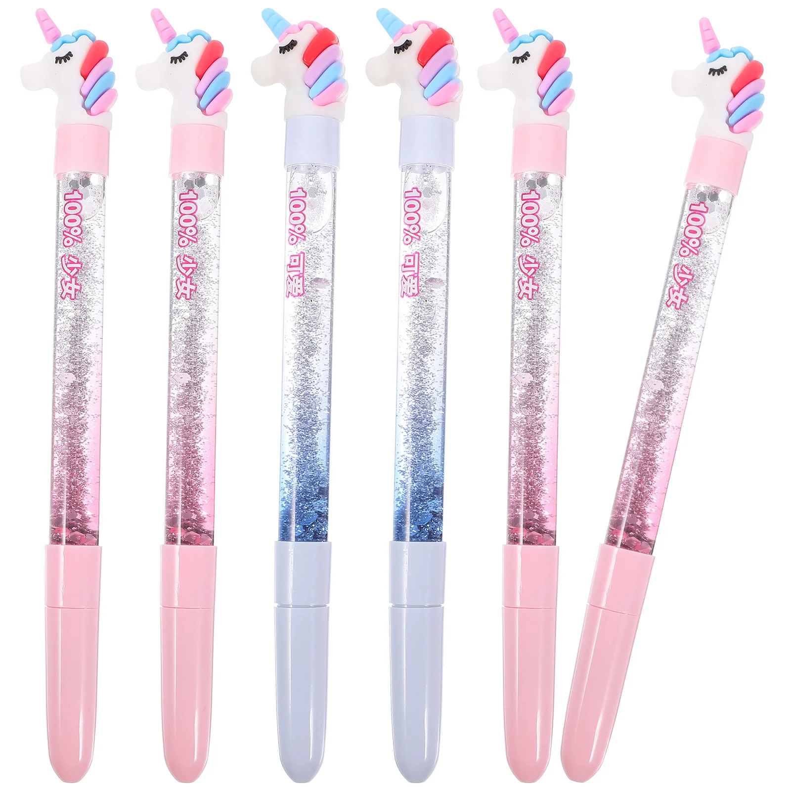 6pcs Decorative Ink Ink Pens Students Ink Pens Gel Ink Pens Novelty Ink Ink Pens Adorable Sign Ink Pens Cartoon Ink Pens